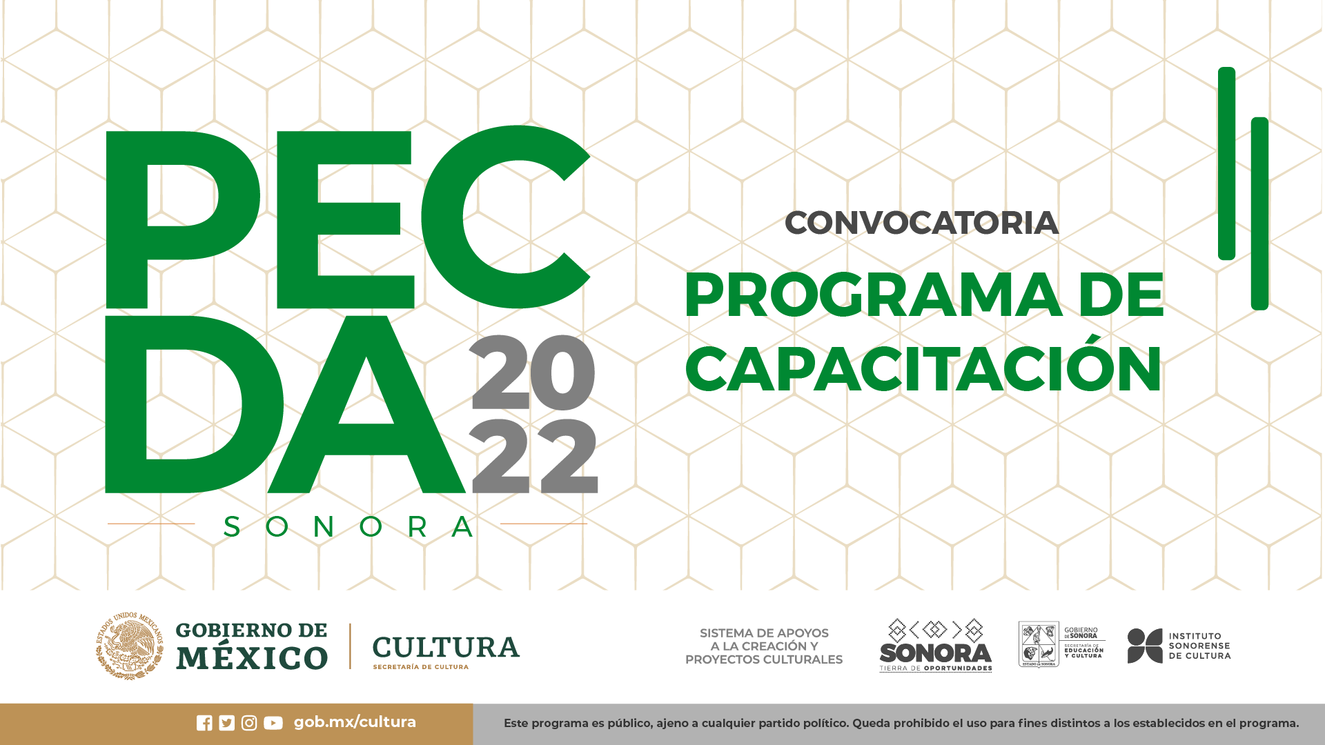 PECDA 2022 Convocatoria Programa de Capacitación
